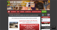Desktop Screenshot of mfr-vignieu.org